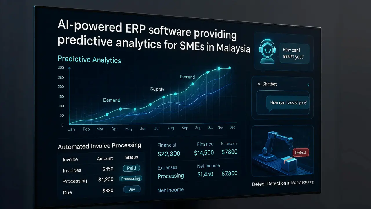 AI-driven insights layered on ERP data